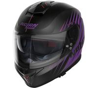 Nolan N80-8 Kosmos N-Com Helmet, black/purple, size XS (55)