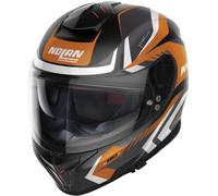 Nolan N80-8 Rumble N-Com Helmet, black matt/orange, size L (60/61)