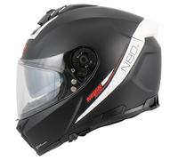 Nolan N80-8 Staple N-Com Full-Face Helmet Black/White/Red XL