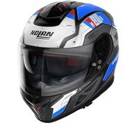 Nolan N80-8 Starscream N-Com Helmet, black-white-blue, size 2XS 53 54 for Men