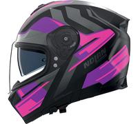 Nolan N80-8 Trittico 358, full face helmet XXL Matt Black/Dark Grey/Purple/Pink
