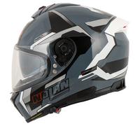 Nolan N80-8 Wanted N-Com Helmet, black-grey-red, size XS