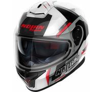 Nolan N80-8 Wanted N-Com Helmet, black-grey-white, size 2XS for Men