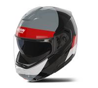 Nolan N90-3 06 Blocco Modular Helmet Black/Red/Grey Lava/White GlossyM Black,Red,Grey Lava,White Glossy