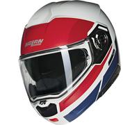 Flip-Up Helmet Nolan N90-3 ROBOTO 345 Bianco / Rosso / Blu