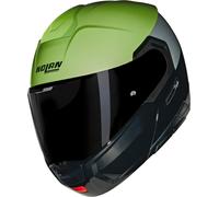 Nolan N90-3 06 Verniciatura Speciale N-Com Helmet, black-green, size M for Men
