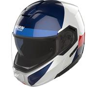 Nolan N90-3 Blocco 355, flip up helmet L White/Blue/Red