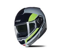 Flip-Up Helmet Nolan N90-3 ROBOTO 346 Grigio / Nero / Giallo