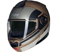 Nolan N90-3 Roboto 347, flip up helmet XXL Matt Dark Beige/Light Grey/Black