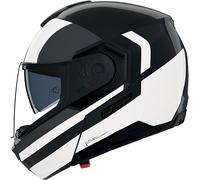 Nolan N90-3 Roboto 348, flip up helmet XL Black/White/Dark Grey