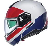 Nolan N90-3 Roboto Flip Up Motorcycle Motorbike Helmet - White / Red / Blue