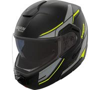 Nolan N90-3 Sincrono 356, flip up helmet XL Matt Black/Grey/Neon-Yellow