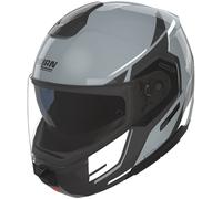 Nolan N90-3 Sincrono Flip Up Motorcycle Motorbike Helmet - Grey / Black / White