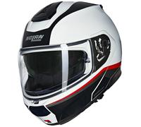 Flip-Up Helmet Nolan N100-6 INCOGNITO 344 Bianco / Rosso / Nero
