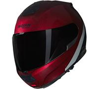 Flip-Up Helmet Nolan N100-6 VERNICIATURA SPECIALE 341 Rosso viscerale / Nero