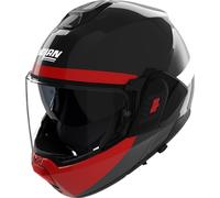 Flip-Up Helmet Nolan N120-1 BLOCCO 357 Nero / Antracite / Rosso / Bianco
