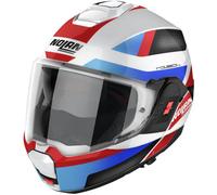 NOLAN NOLAN - Helmet N120-1 Subway N-Com Metal White / Blue / Red / Black L