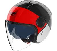Nolan N20-2 Visor Blocco 353, open face helmet M Black/Red/White/Dark Grey
