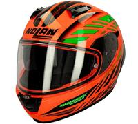 NOLAN NOLAN - Helmet N60-6 Sport Hotfoot Led Orange / Black / Light Green XS