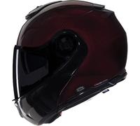 Nolan X-1005 Ultra Carbon Mivedi Flip Up Motorcycle Helmet - Liquido Gloss Red