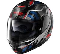 Nolan X-1005 Ultra Carbon Sandglas N-Com Helmet, black/red/blue, size S (56)