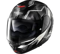 Nolan X-1005 Ultra Carbon Sandglas N-Com Helmet, black-white, size S for Men