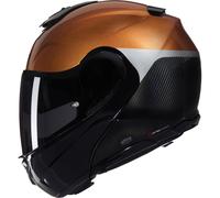Nolan X-1005 Ultra Carbon Vern Speciale Flip Up Helmet - Carbon/Ochre/Silver
