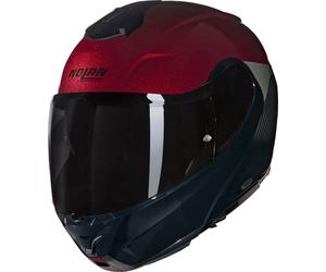 Nolan X-1005 Ultra Carbon Verniciature Speciale 341, flip up hel L Black/Dark Red/Light Grey