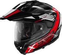 Nolan X-552 Ultra Carbon Dinamo N-Com Helmet, black-white-red, size S for Men