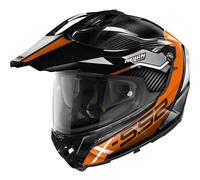 Nolan X-552 Ultra Carbon Motorycle Helmet - Dinamo N-Com Carbon / Orange