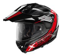 Nolan X-552 Ultra Carbon Dinamo N-Com Helmet, black-white-red, size S for Men