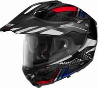 Nolan X-552 Ultra Carbon Wingsuit N-Com Helmet, black-grey-red, size S for Men