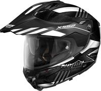 Nolan X-552 Ultra Carbon Wingsuit N-Com Helmet, black matt/white, size M (58)