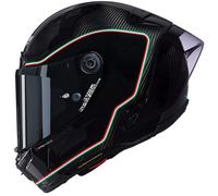 NOLAN X-804 RS Motorcycle Motorbike Helmet ASSO DI PICCHE 341 (CLEAR AND SILVER