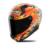 Full-Face Helmet Nolan X-804 RS U.C. IANNONE 368 Carbonio/Rosso/Arancione/Giallo