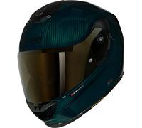 Nolan X-903 Ultra Carbon Liquido N-Com Helmet, green, size M for Men