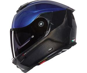 Nolan X-903 Ultra Carbon Vern Speciale Motorcycle Helmet - Carbon / Blue / Black
