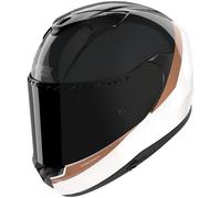 Nolan X-904 UC Verniciatura Speciale Motorcycle Helmet - Carbon / White / Ocra