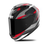 Nolan X-904 Ultra Carbon Calibro Quin Helmet, black/grey/red, size M (58)