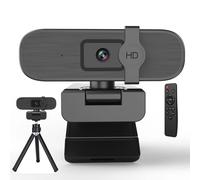 Nolansend 4K Webcam for PC, Auto-zoom,with remote control,Privacy Cover, White Balance, Webcam with Microphone, Plug & Play, 4K Web Camera for