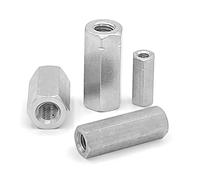 NOLDAR | A2 Stainless Steel Hex Long Nut M16 x 40 mm (Pack of 2)