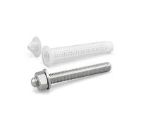 NOLDAR Threaded Rod M8 x 110 mm, Stainless Steel, Chemical Anchor, Heavy Duty Dowels