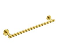 Nolimas Brushed Gold Bath Hand Towel Bar Single Bars Towel Rack Rod Classic Wall Mounted Stainless Steel Bathroom Towel Bar Toilet Kitchen Towel Shelf Single Layer,24inch