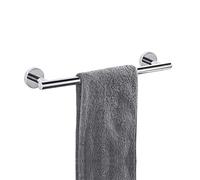 Nolimas Polished Chrome Bath Towel Bar Single Bars Towel Rack Rod Classic Wall Mounted Stainless Steel Bathroom Towel Bar Toilet Kitchen Towel Shelf Single Layer,16inch