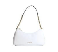 Nolita Medium Pebbled Leather Chain Pochette, female, Michael Kors, Shoulder Bags, White, ONE SIZE, Bags ONE SIZE