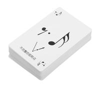 NOLITOY 1 Box Portable Music Rhythm Practice Cards Paper Note Training Flashcards for Music Theory Education for Students and Beginners