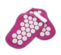 NOLITOY 1 Pair Acupressure Massage Gloves with Spiked Trigger Points, Portable Hand and Shoulder Massage Mitts for Neck, Arm Relief, Suitable for Home Yoga and Sports Use