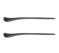 NOLITOY 1 Pair of Black Wood Dulcimer Mallets for Practice and Performance, Practical Yangqin Hammer Sticks Suitable for Professionals and Amateurs