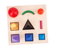 NOLITOY 1 Set Educational Wooden Stereoscopic Grammar Jigsaw Symbols for Language Learning Interactive Teaching Aid to Enhance Creativity and Hand Eye Coordination