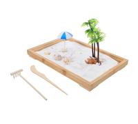 NOLITOY 1 Set Mini Ocean Scene Sand Tray Play Kit Create Your Own Beach with Sea Animals for Home Office Decor for and Zen Garden Enthusiasts